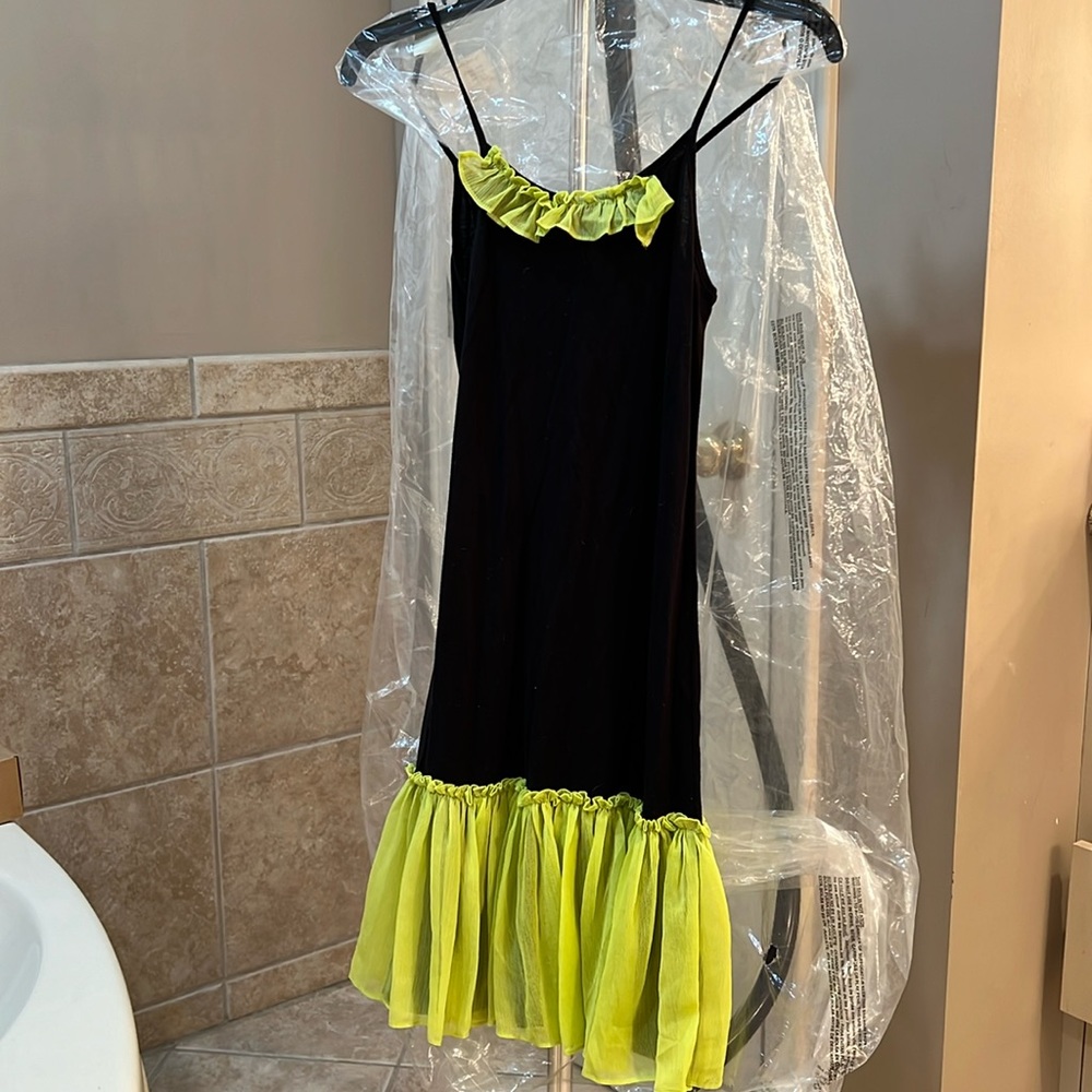 NWT girls Beetlejuice London funky sundress with ruffles
